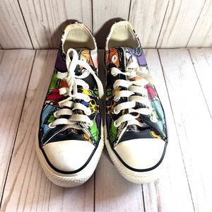 Converse Chuck Taylor Unisex All Star Low Top Graffiti Cartoon Men’s 6 Women’s 8